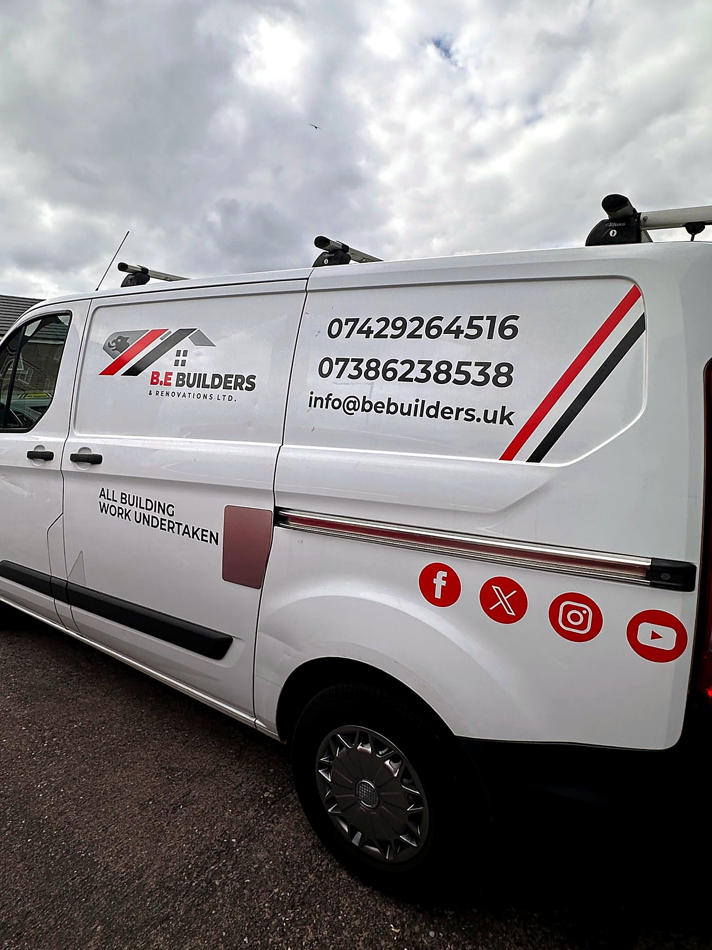 BZ Builders van vehicle graphics