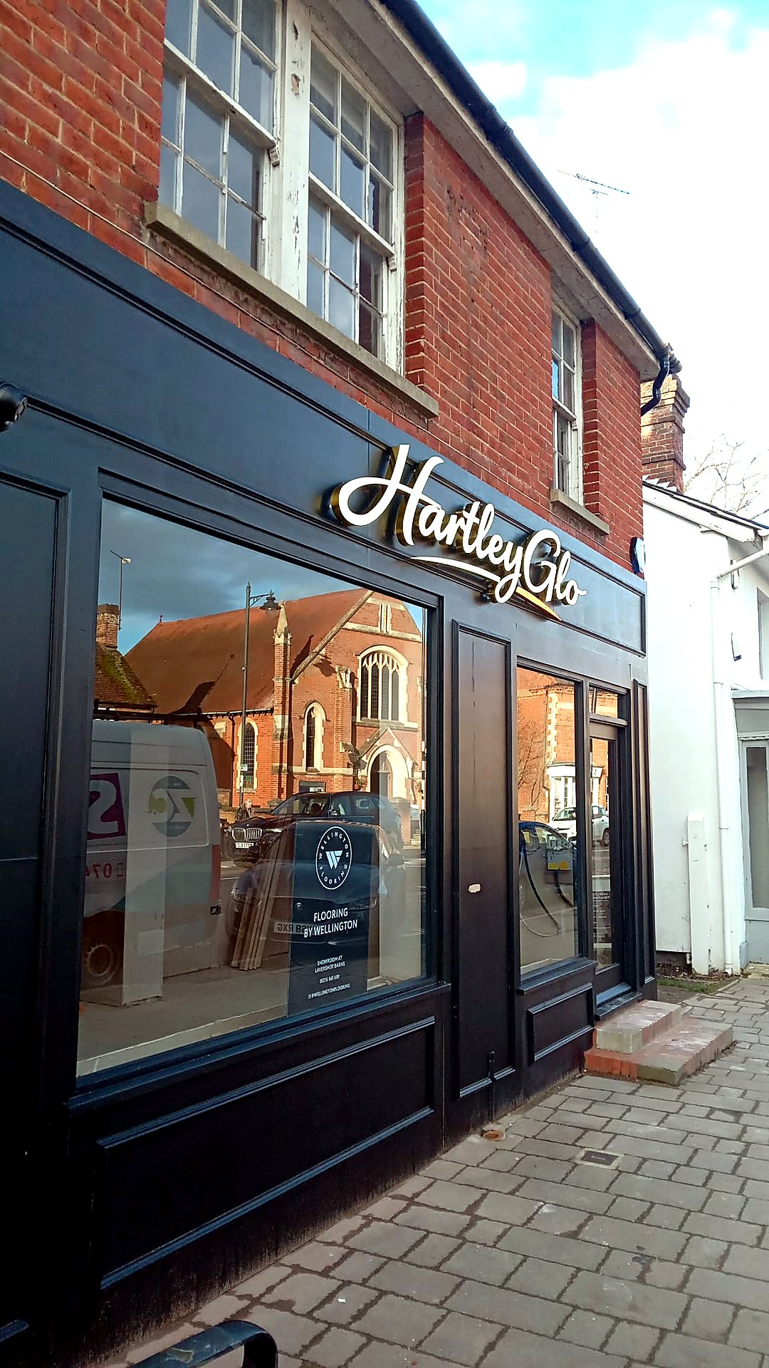 Hartley Glo illuminated built-up letters
