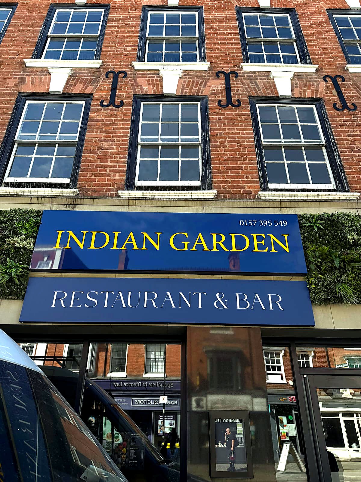Indian Garden restaurant fascia sign